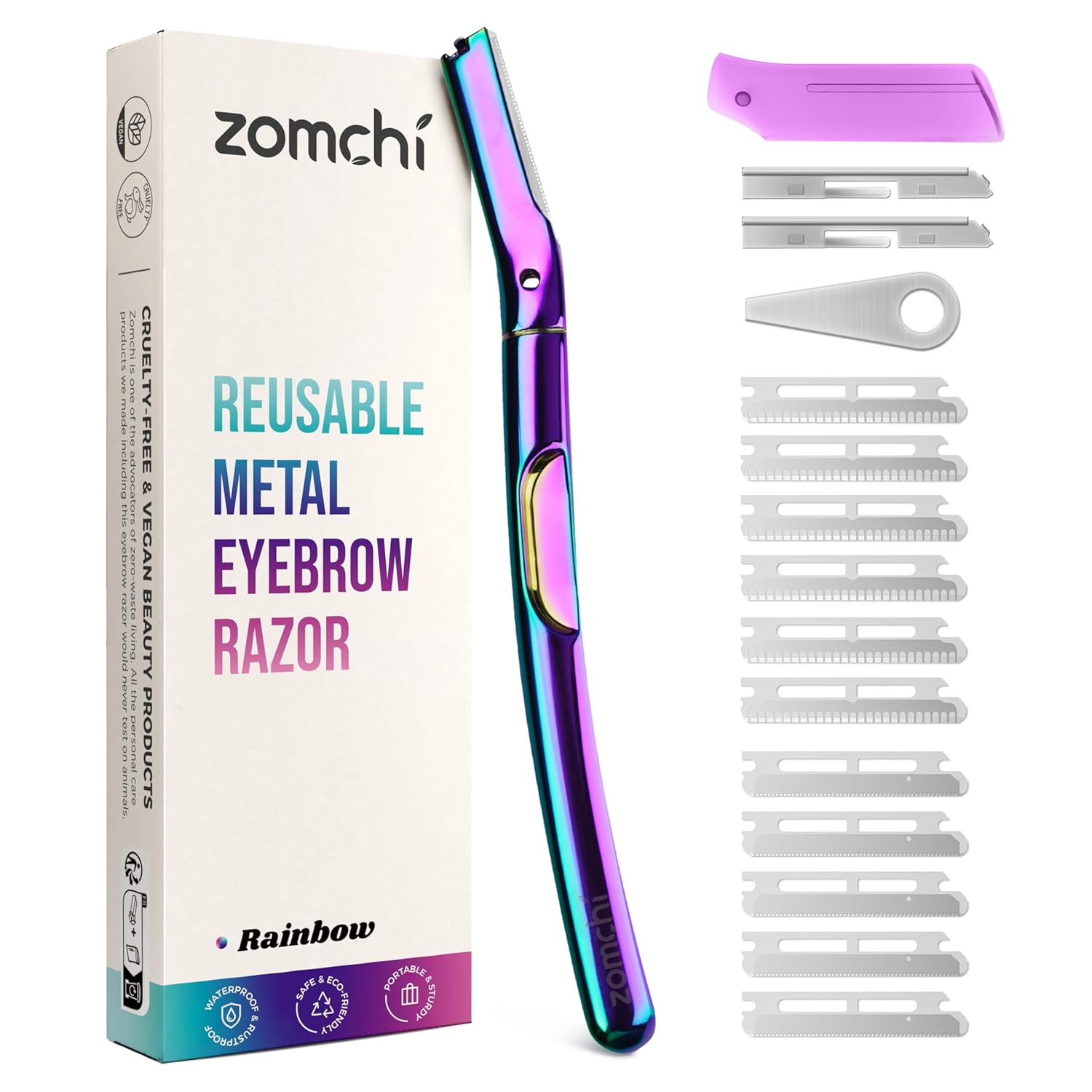 Derma THE FIRST フルセット ZOMCHI Dermaplane Razor for Women Face, Premium Facial Razor