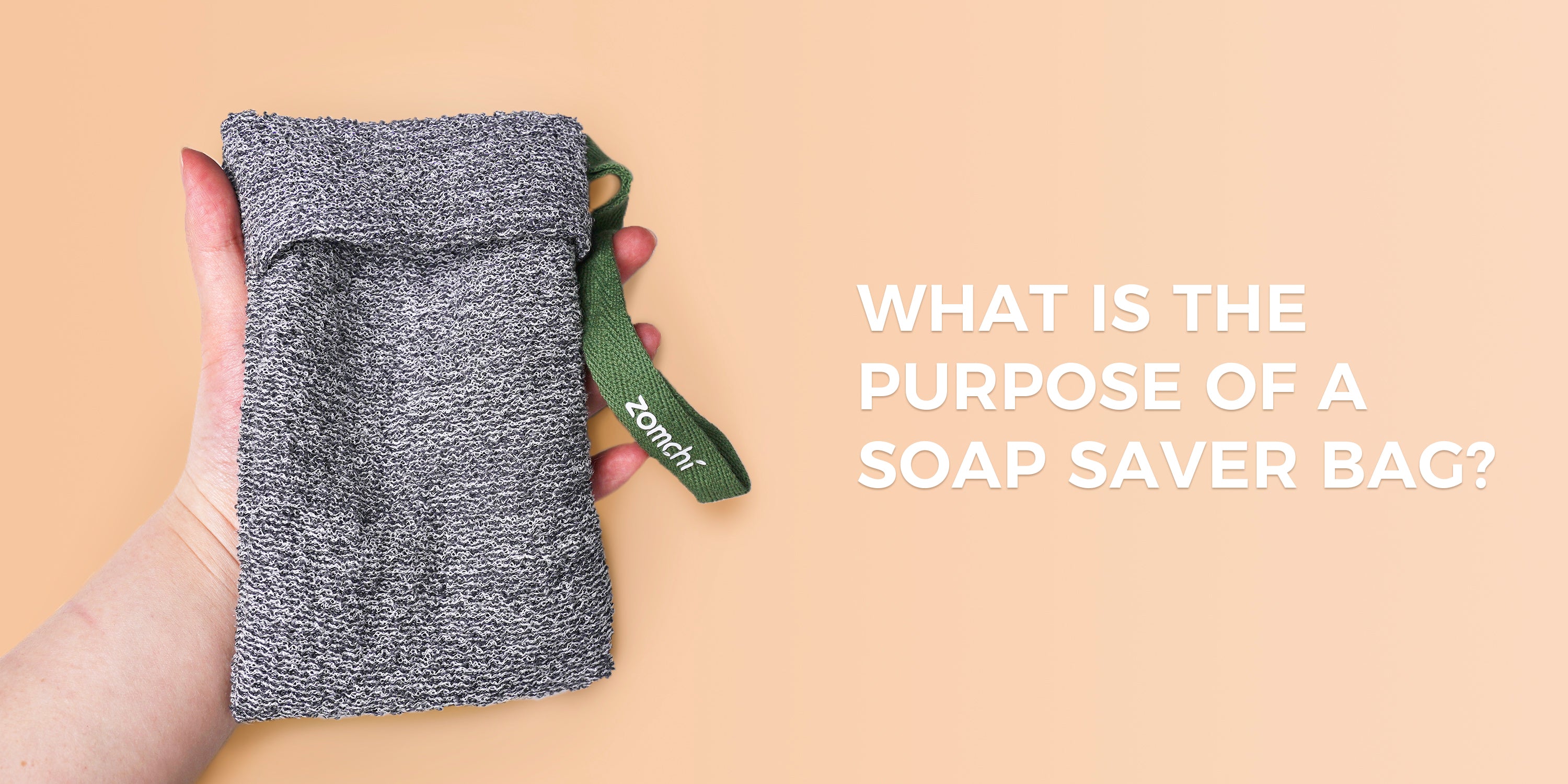 What is the purpose of a soap saver bag?