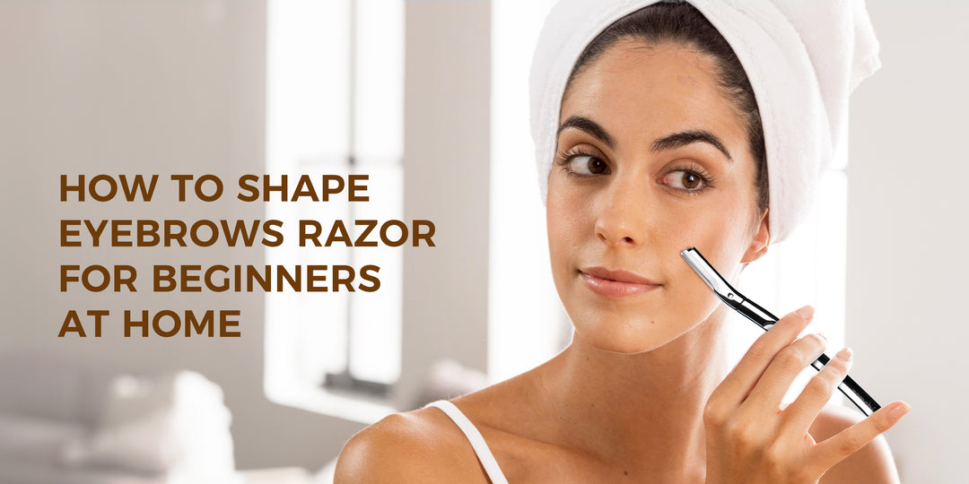 Shape Brow Razor How to shape eyebrows razor for beginners at home – ZOMCHI