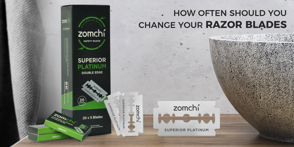 Individual Razorblade How Often Should You Change Your Razor Blades? – ZOMCHI