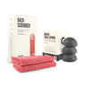 2 Pieces Red Exfoliating Back Scrubber with Facial Sponges