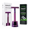 Purple Safety Razor With 100 Counts Blades