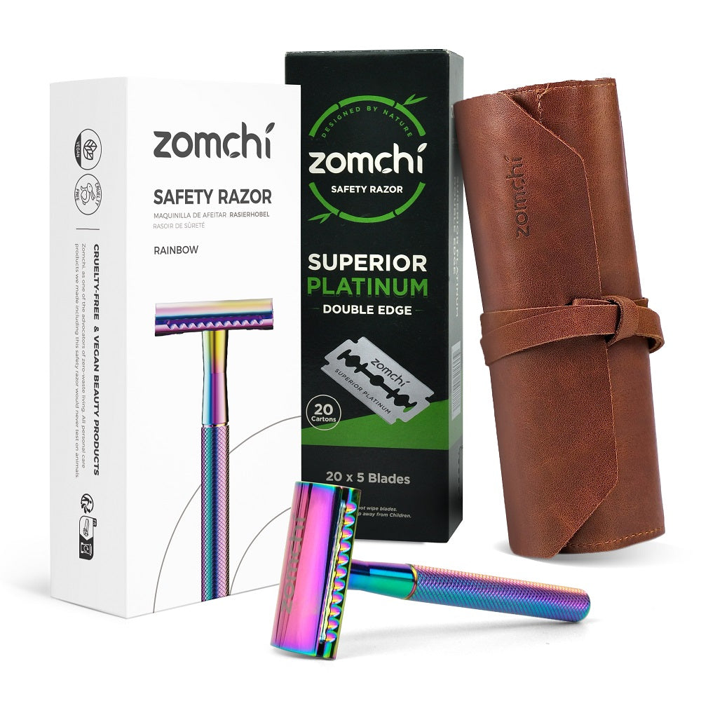 Cheap Reusable Razor Reusable and Eco-Friendly Safety Razors For Women & Men + 50/100 Count ...