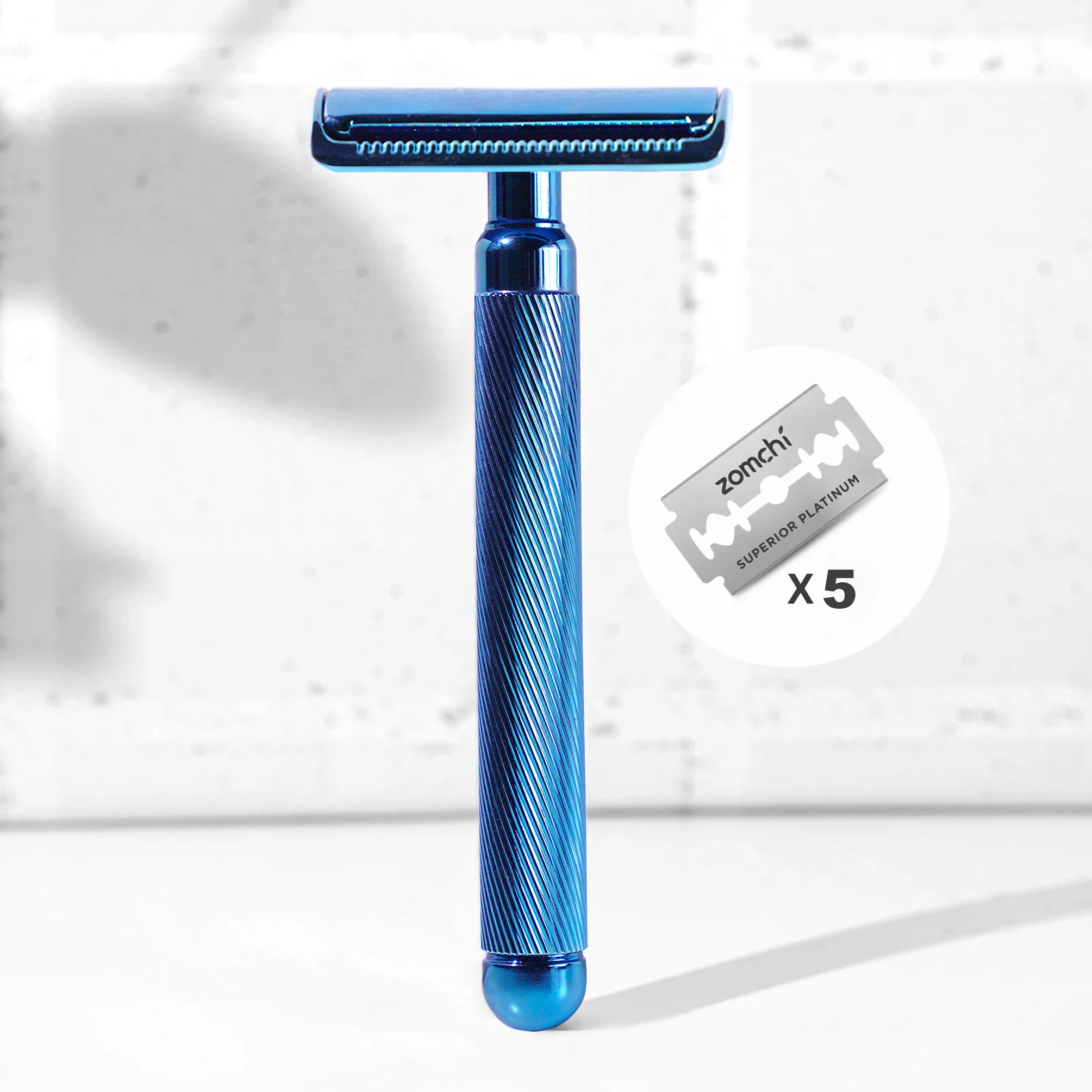 zomchi New Blue Safety Razor – ZOMCHI