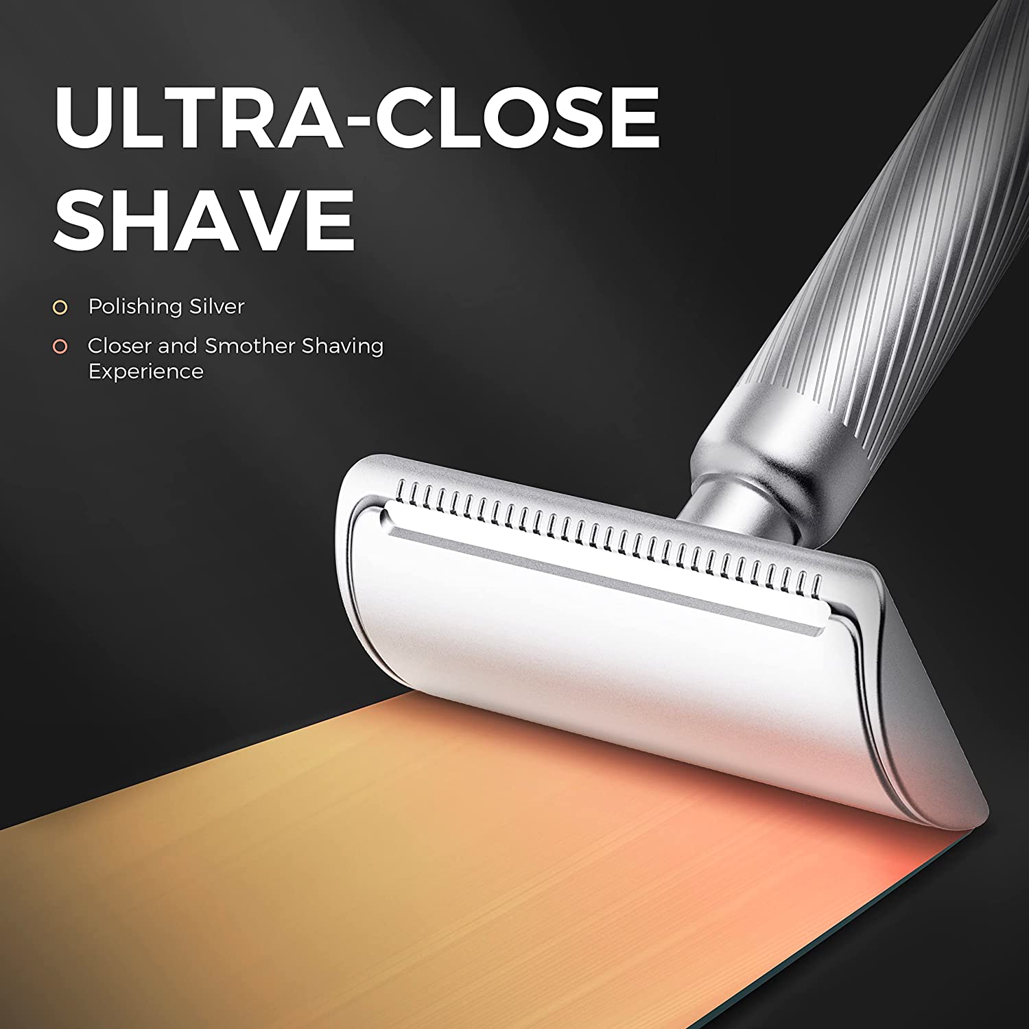 Noble Silver Reusable Safety Razor For Women Razor With A Metal Stand ...