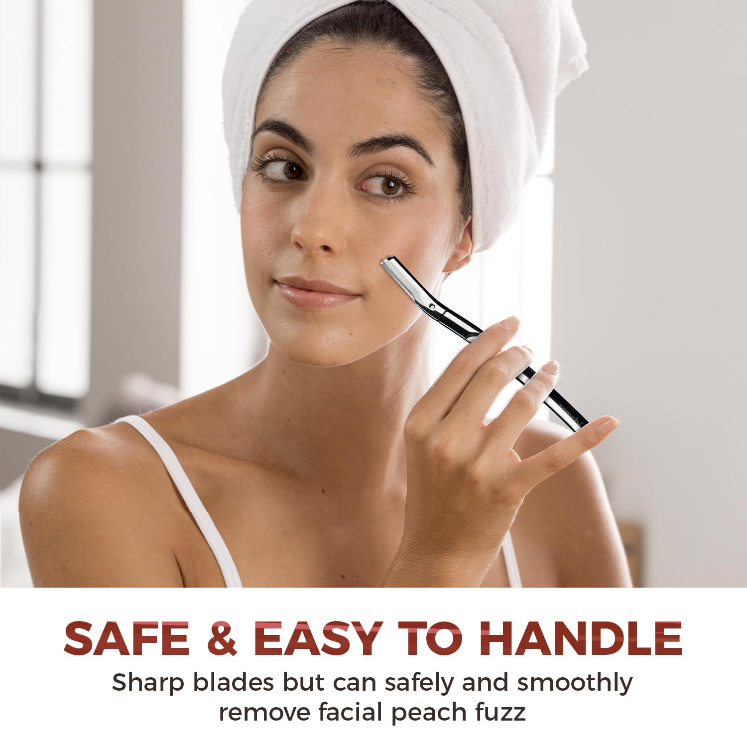 ZOMCHI Eyebrow Razor and Face Razor for Women and Men, Reusable