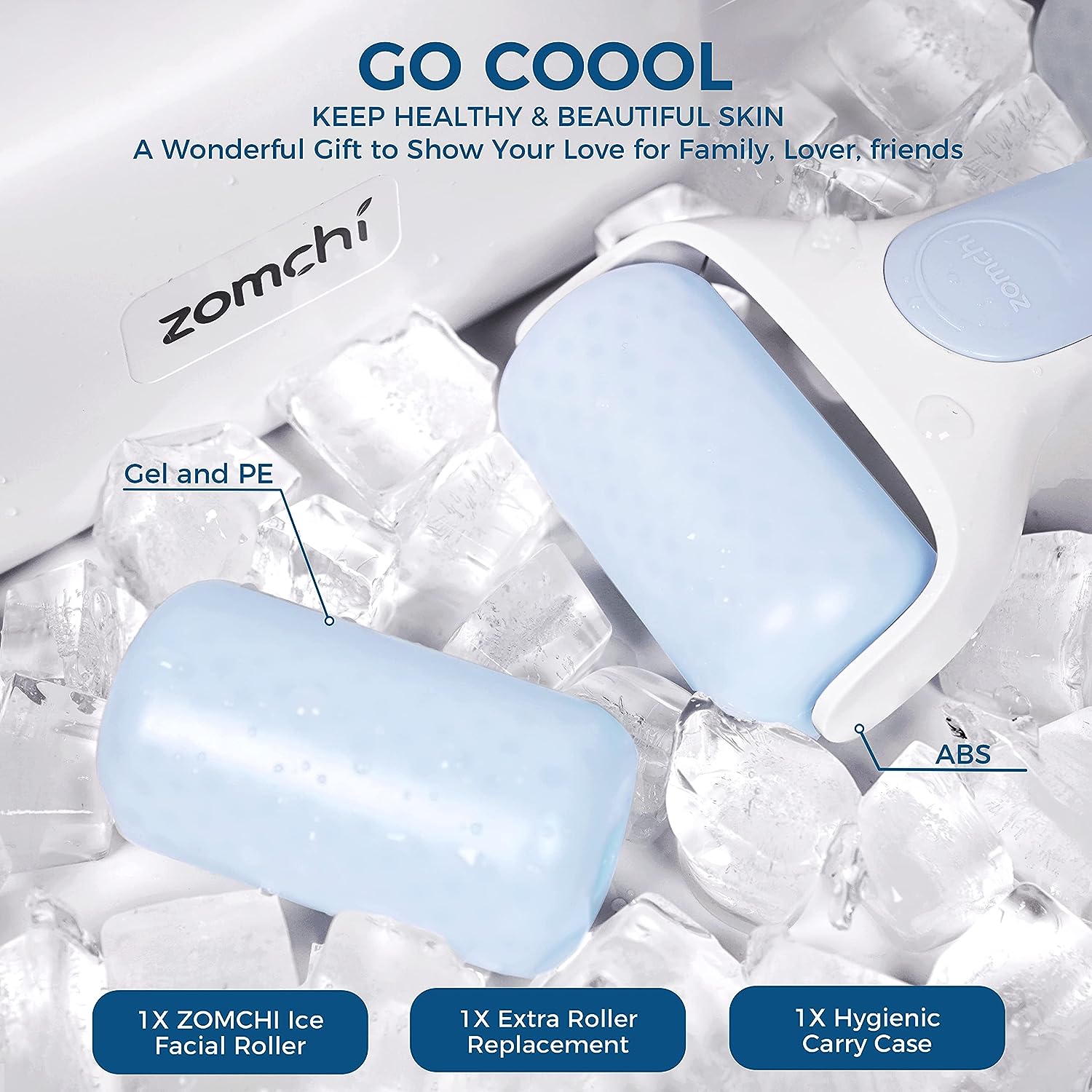 Material Of ZOMCHI Massage Body Ice Roller 