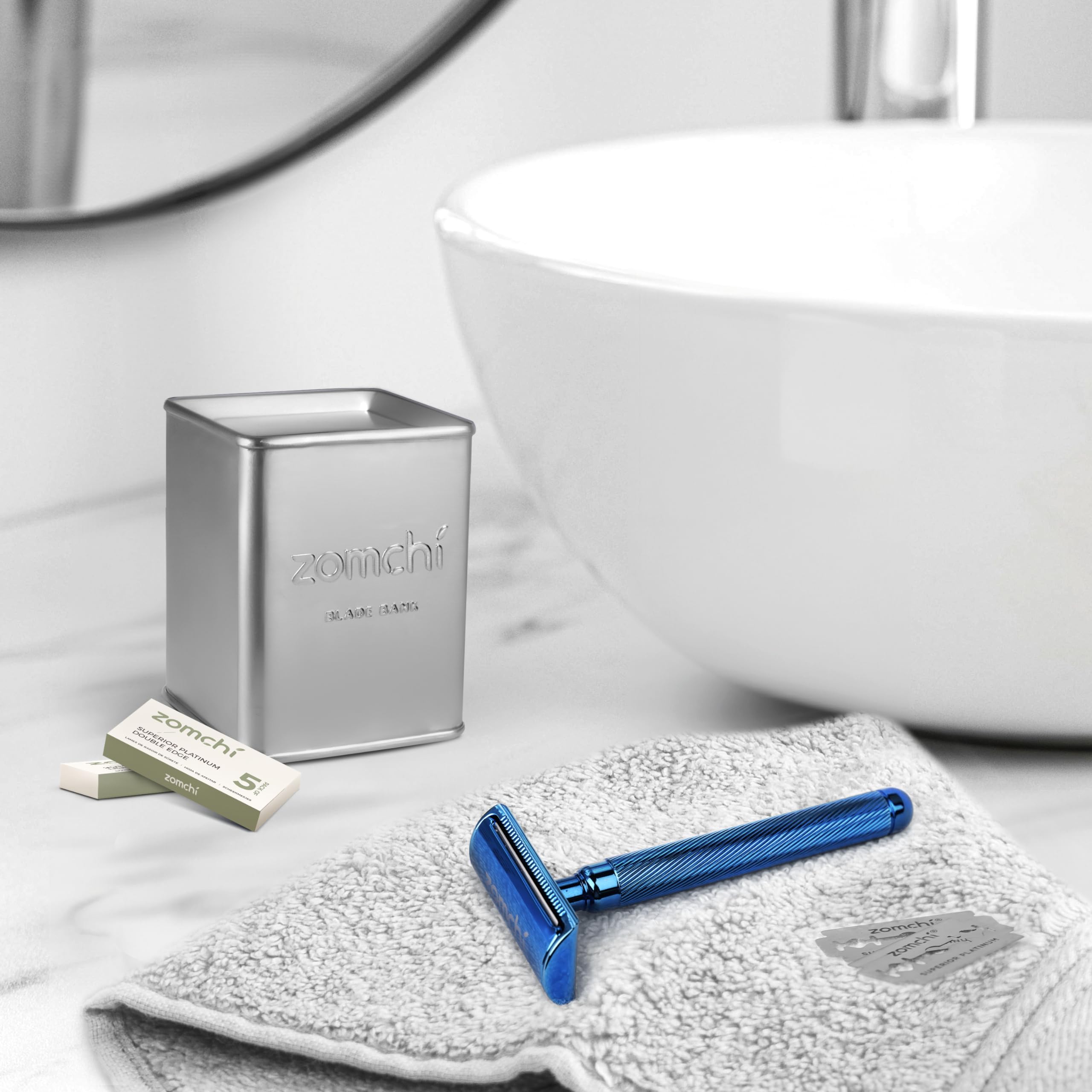 zomchi New Blue Safety Razor – ZOMCHI