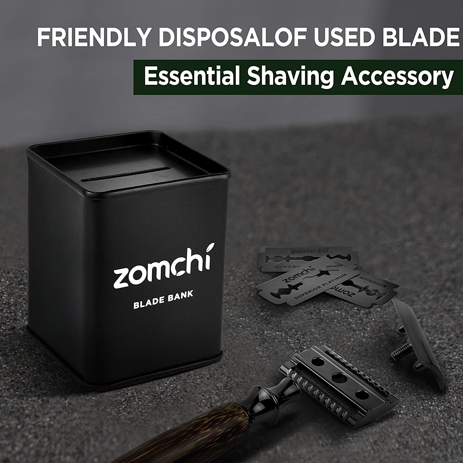 Silver Eyebrow Razor with Razor Blade Bank – ZOMCHI