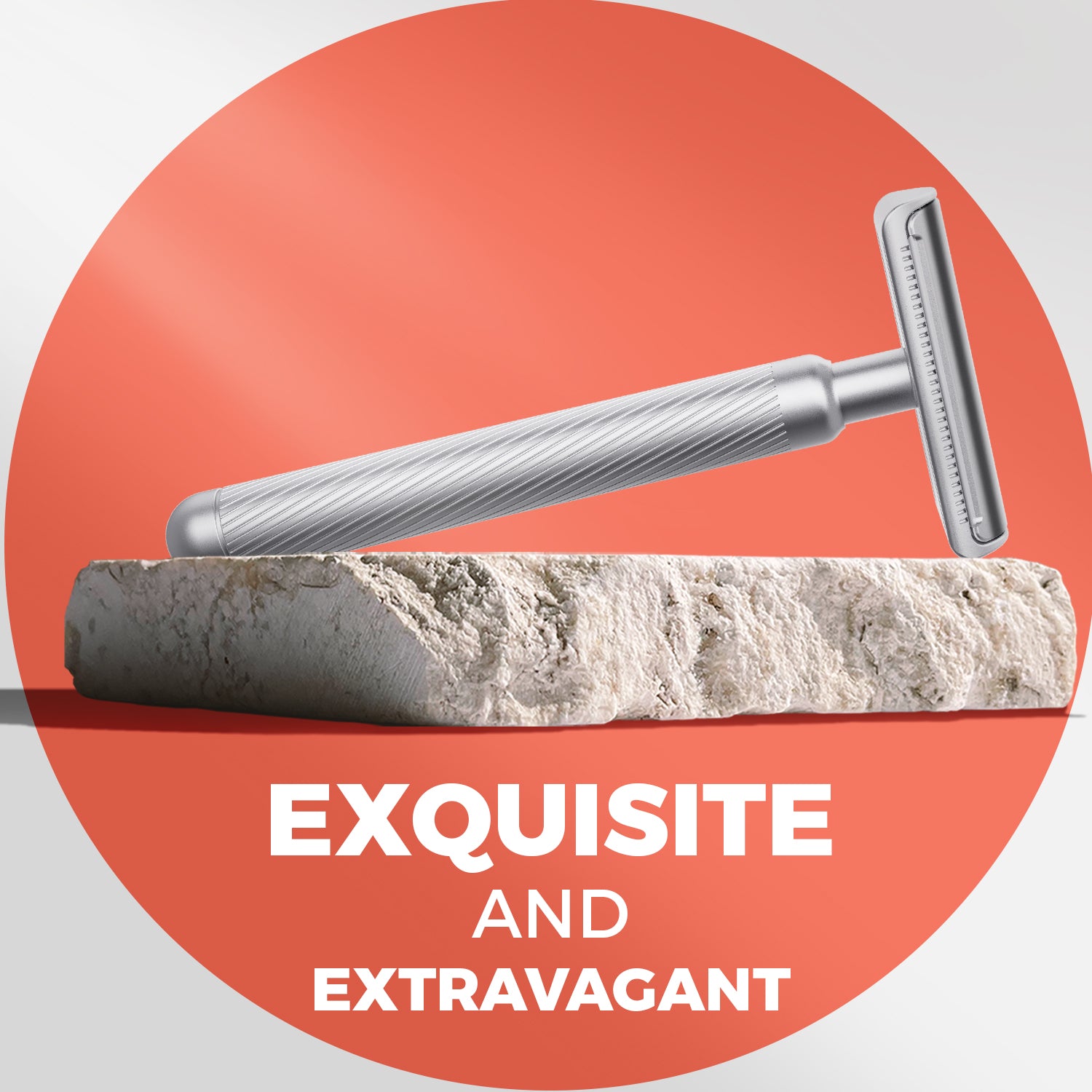 Exquisite Noble Silver Double-Edged Safety Razors