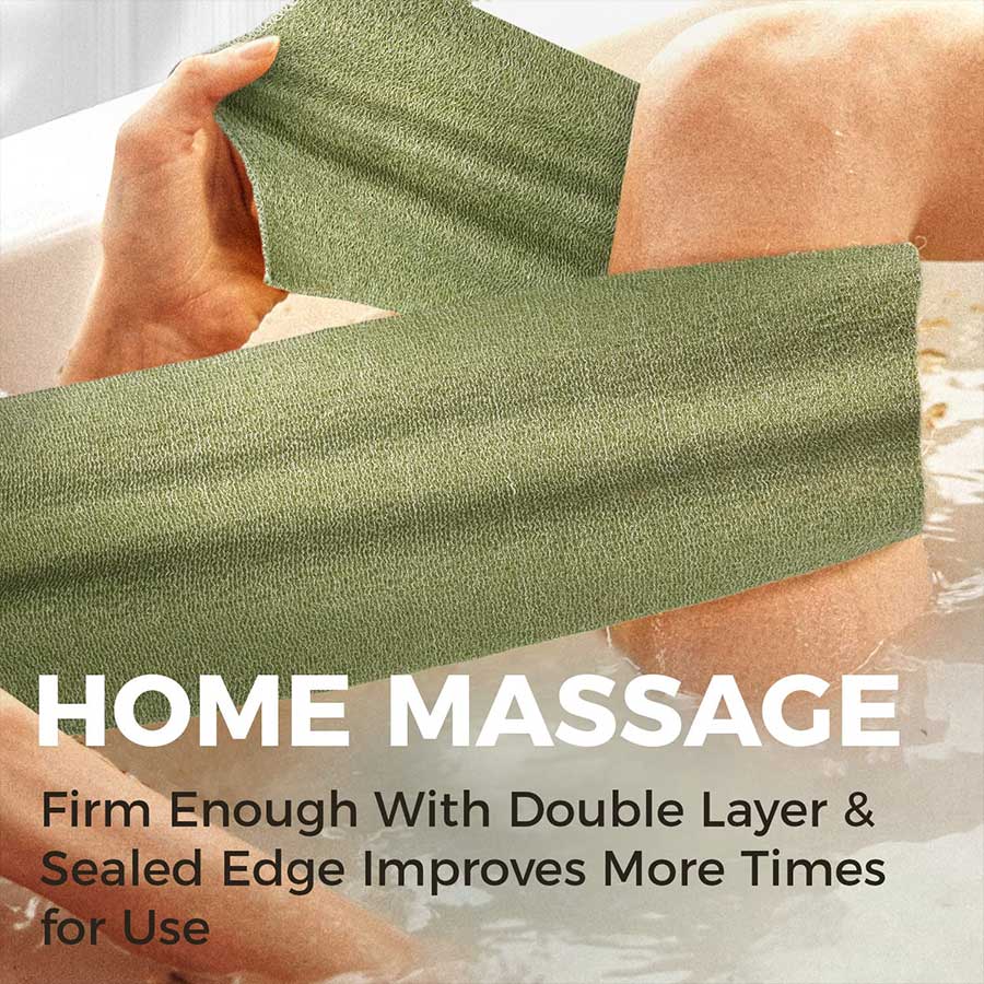 Green Back scrubber Massage