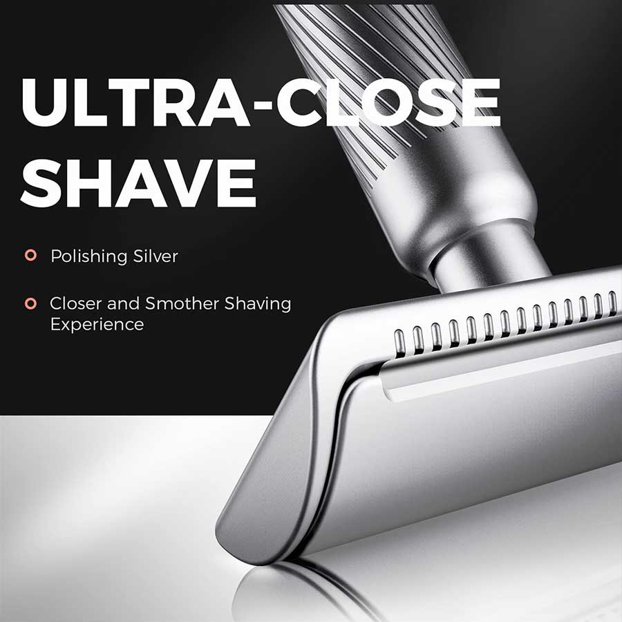 Classic Safety Razor for Men and Women 2.0 with Razor Head Cover